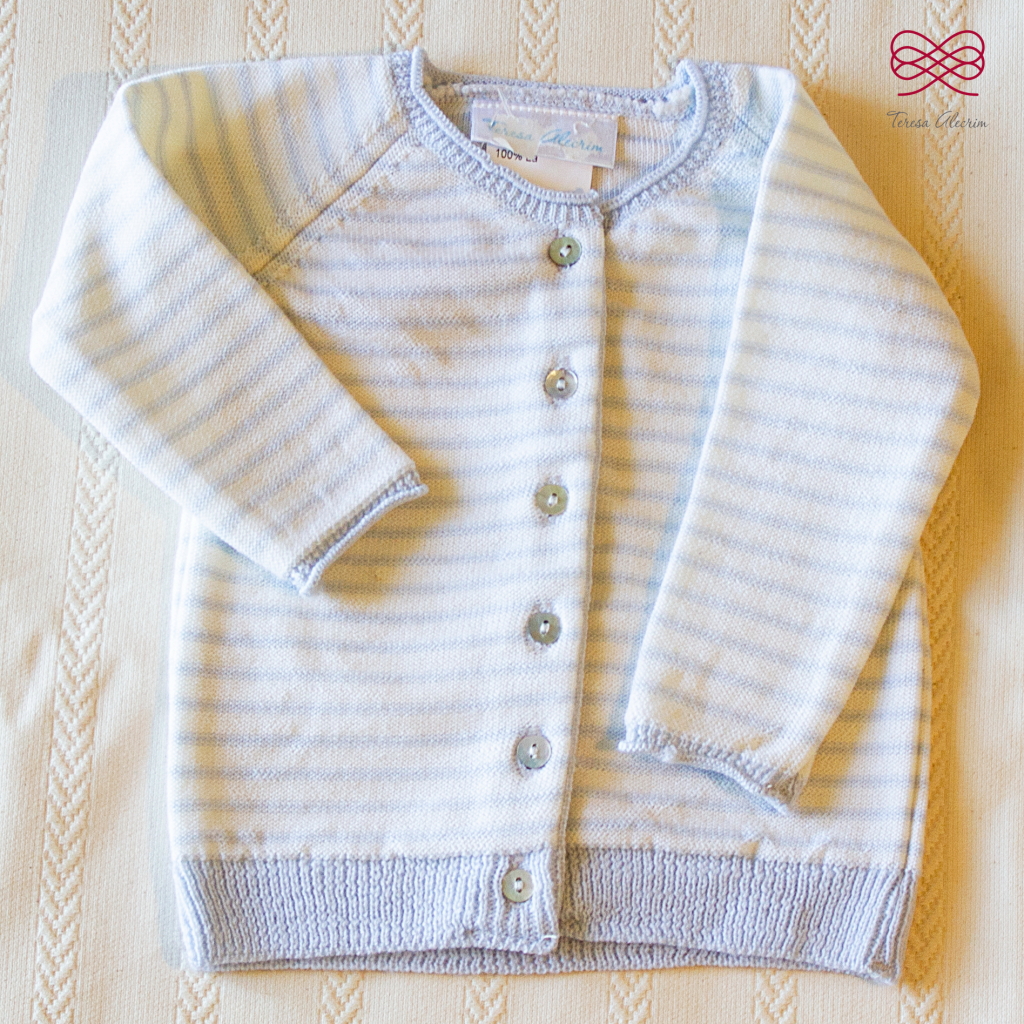 BABY CARDIGAN WITH STRIPES